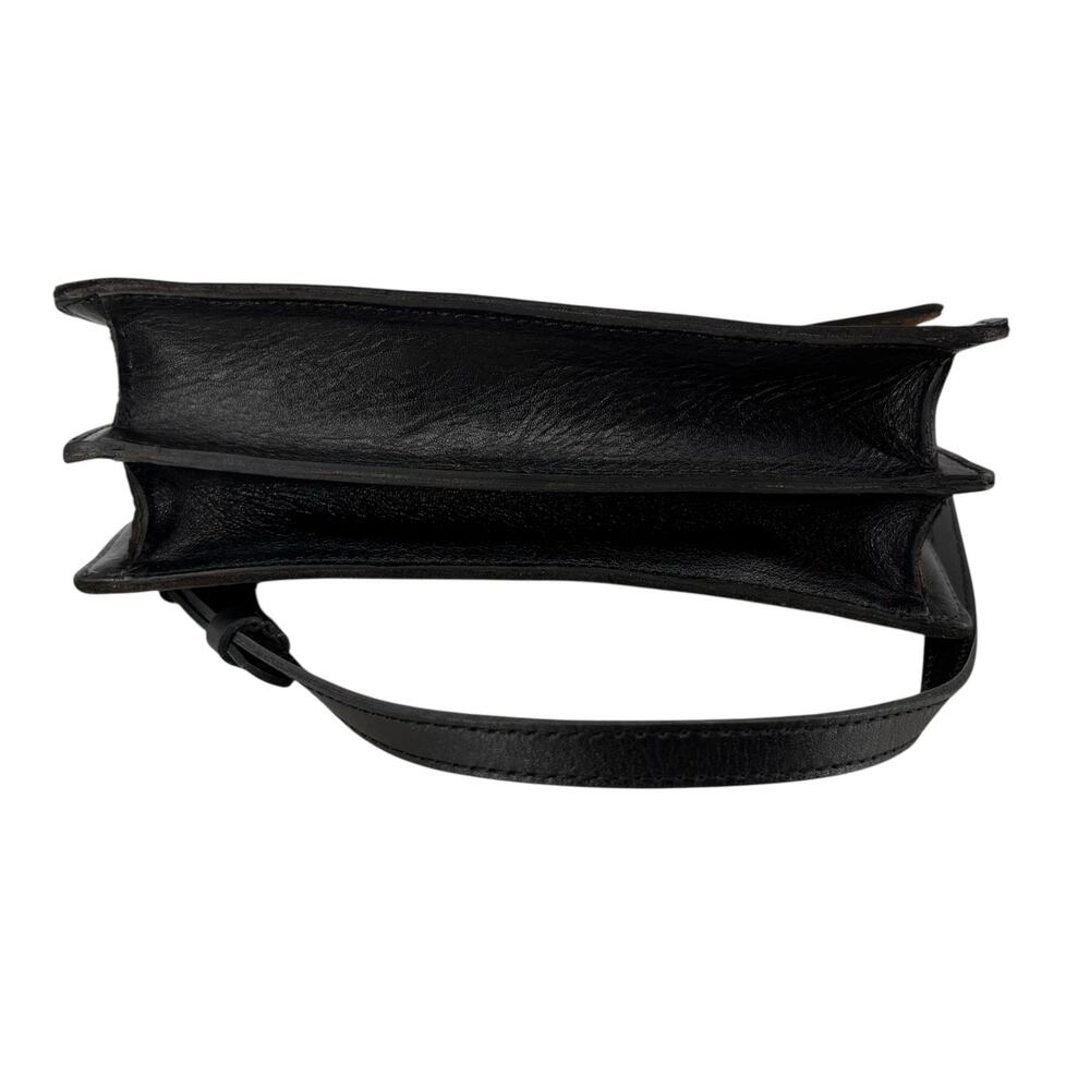 Patricia Nash Lanza Crossbody Organizer Black Leather - Picture 8 of 16